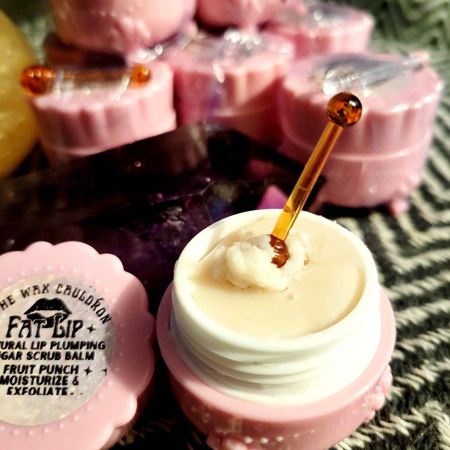 &quot;Fat Lip&quot; Collagen Fruit Punch Natural Lip Plumper Balm