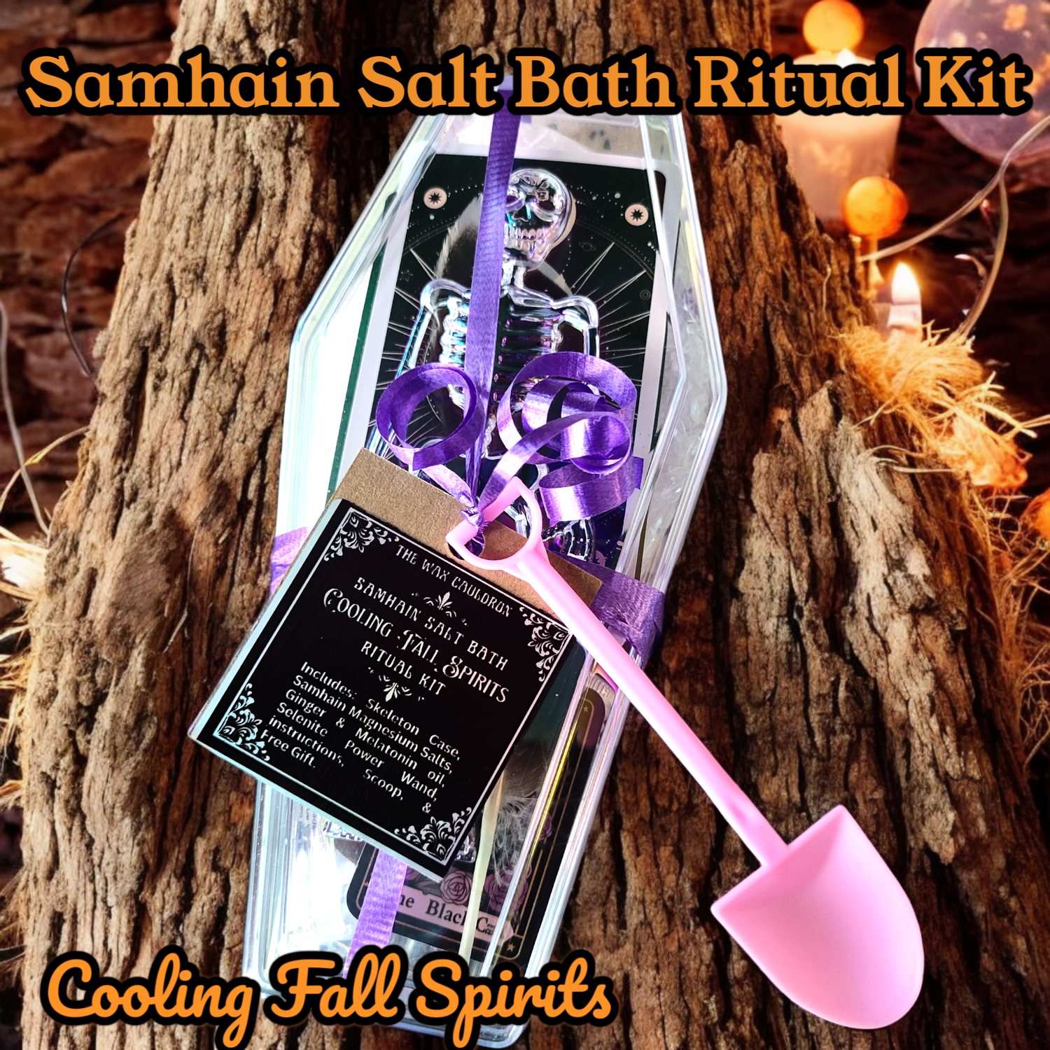 Samhain Salt Bath Ritual Kit- Cooling Fall Spirits
