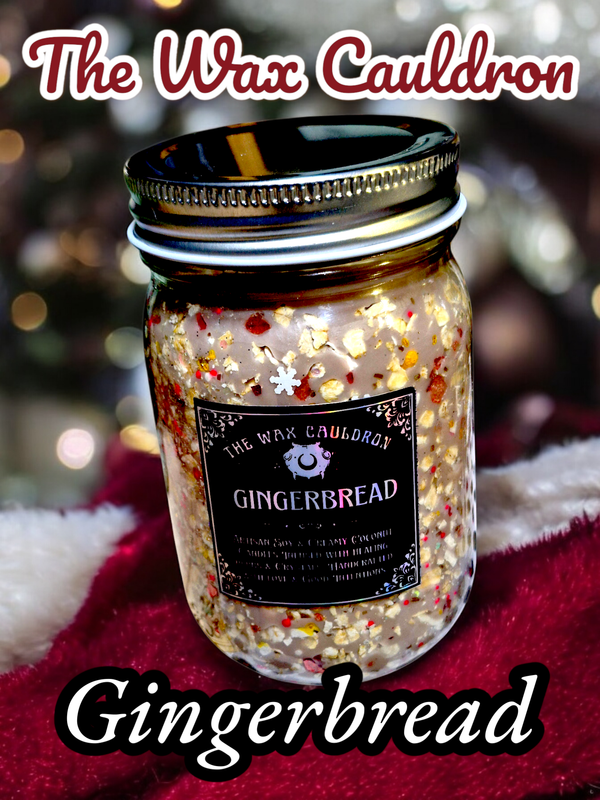 Gingerbread Gourmet Mason Jar Candle