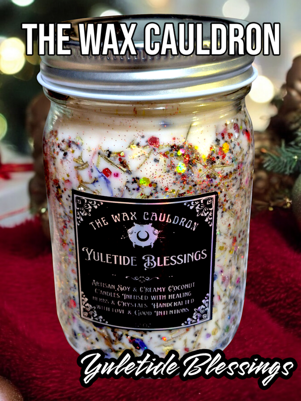 Yuletide Blessings Gourmet Mason Jar Candle