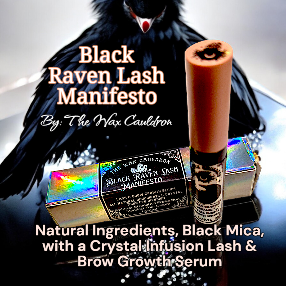 Lash &amp; Brow Growth Serum-Black Raven Lash Manifesto