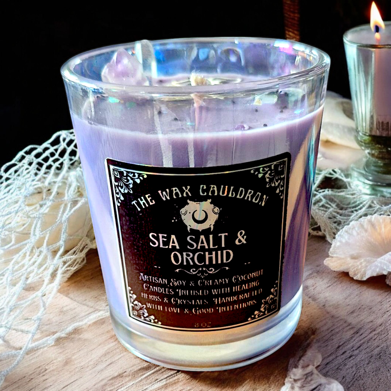 Artisan Soy Candle- Sea Salt &amp; Orchid