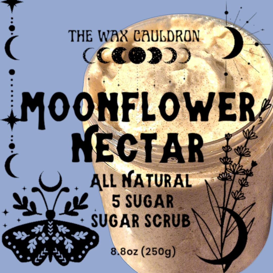Moonflower Nectar Artisan Sugar Scrub 8.8oz