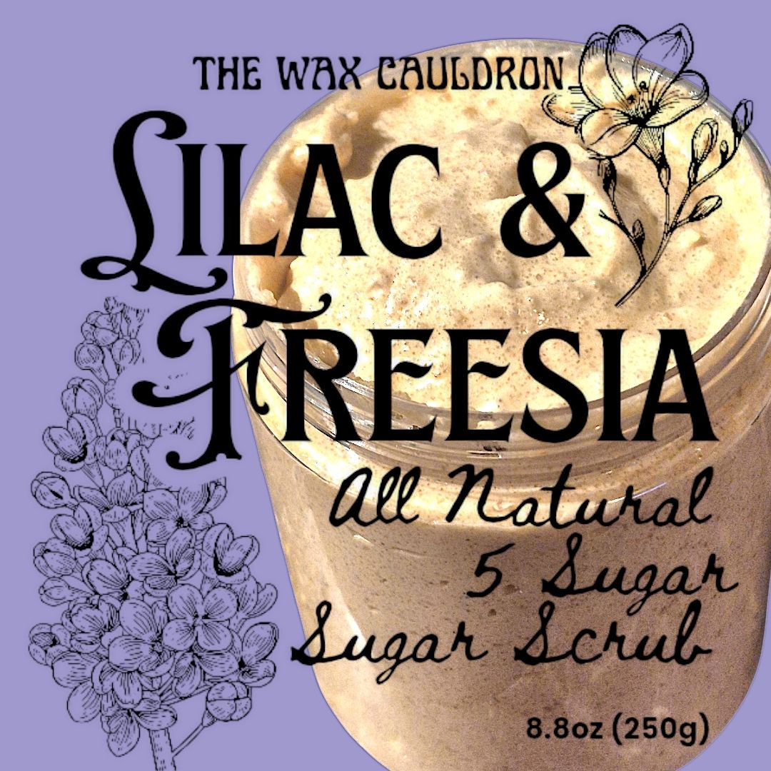 Lilac &amp; Freesia Artisan Sugar Scrub 8.8oz