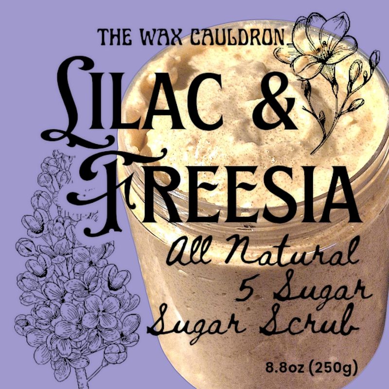 Lilac &amp; Freesia Artisan Sugar Scrub 8.8oz