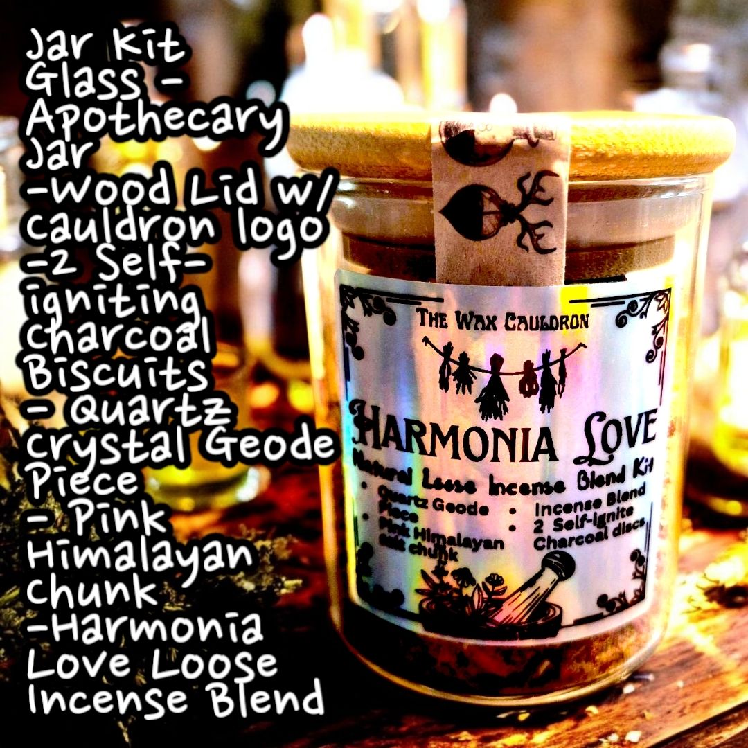 Harmonia Love Loose Incense Jar Kit