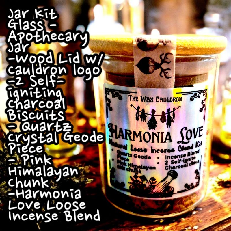 Harmonia Love Loose Incense Jar Kit