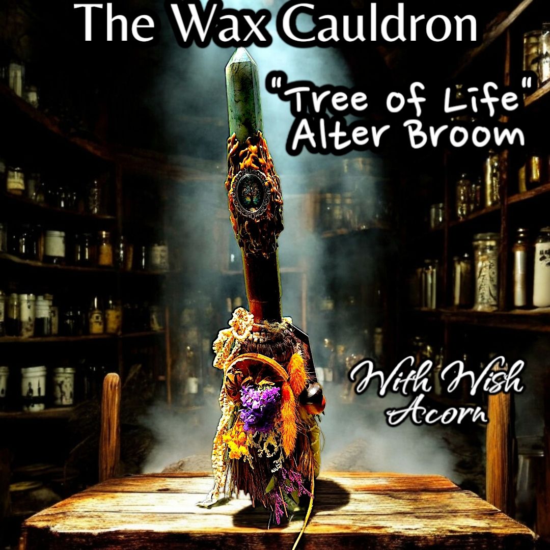 OOAK &quot;Tree of Life&quot; Alter Broom