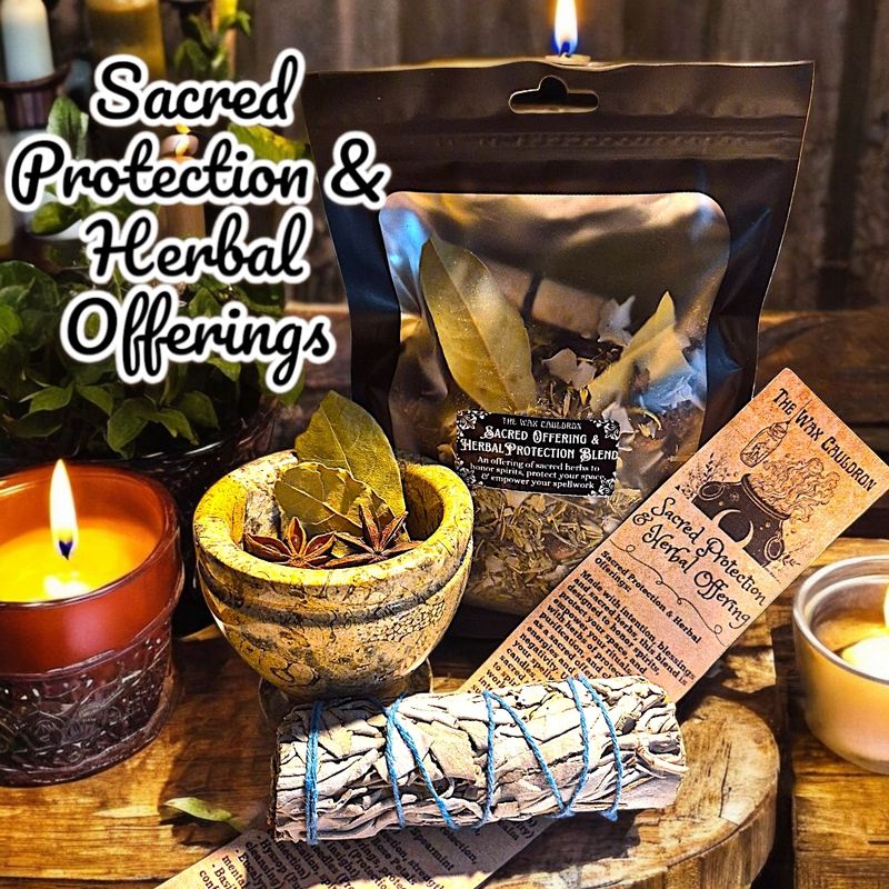 Sacred Offering &amp; Herbal Protection Blend