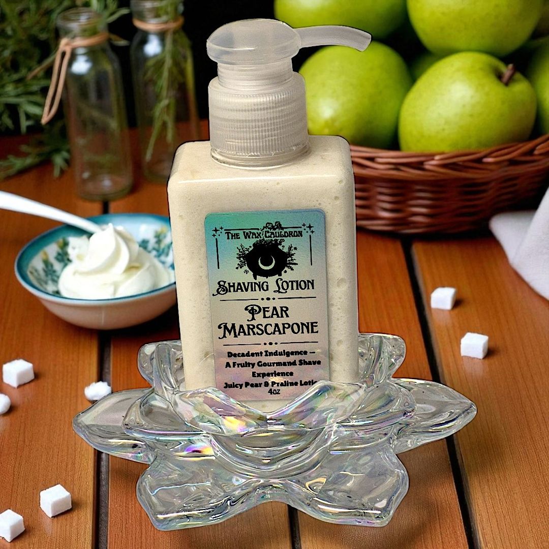 Artisan Shave Lotion- Pear Marscapone 4oz