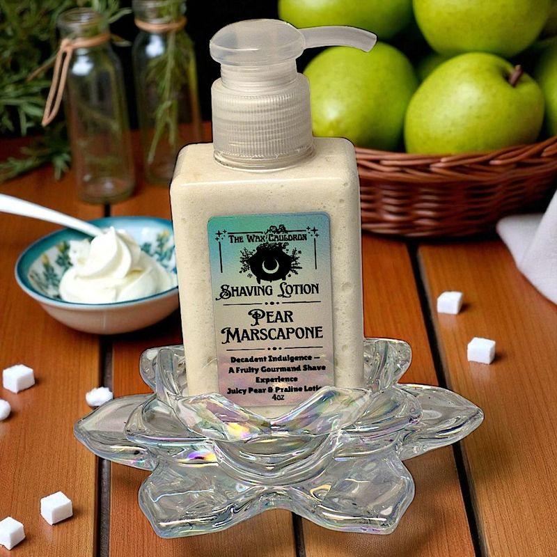 Artisan Shave Lotion- Pear Marscapone 4oz