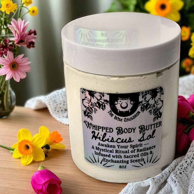 Artisan Whipped Body Butter- Hibiscus Sol