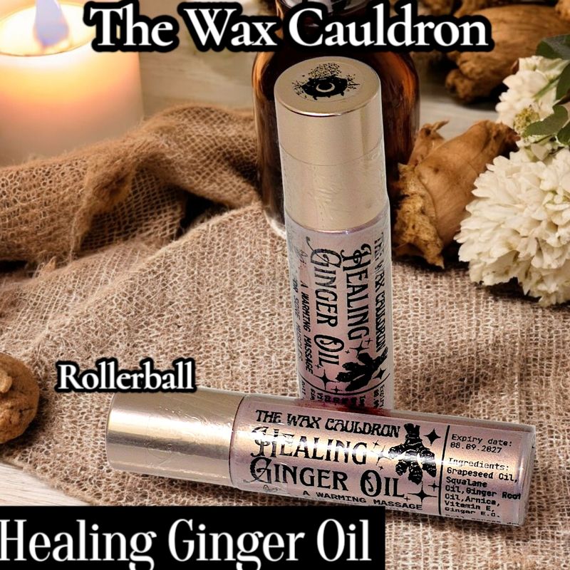 The Wax Cauldron Ginger Oil in 10ml Rollerball
