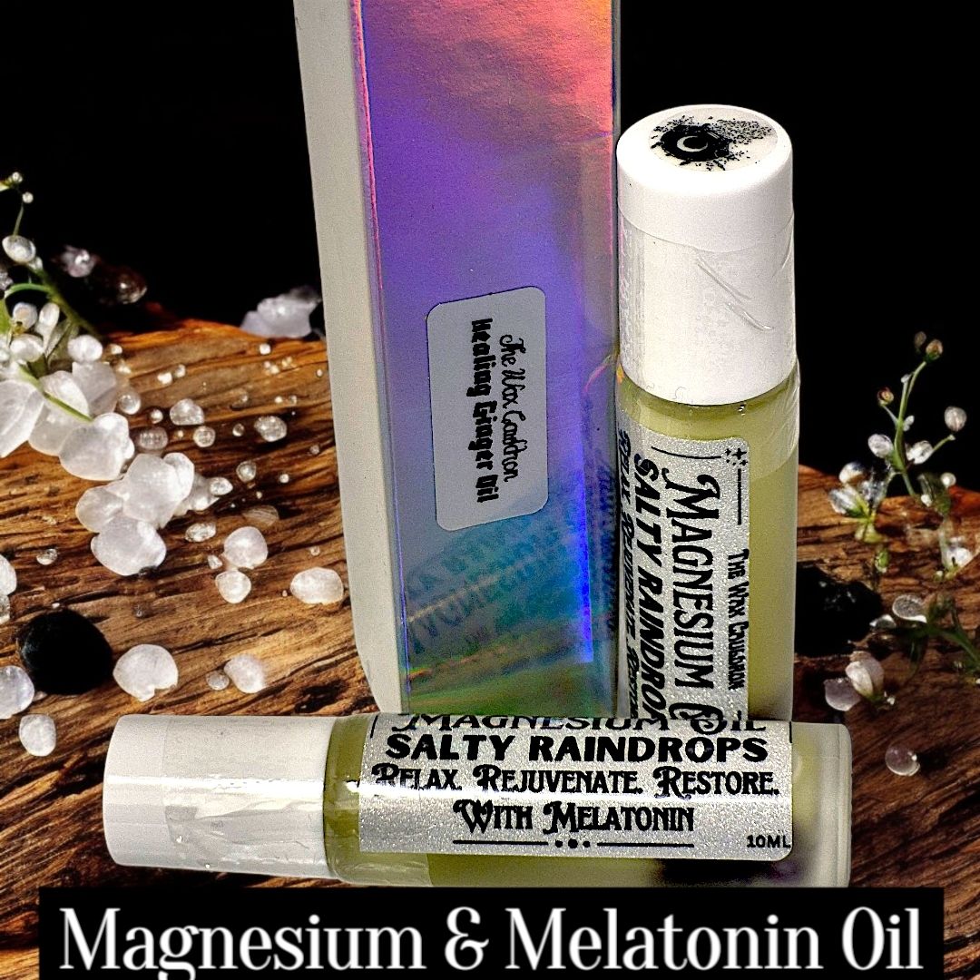 Magnesium &amp; Melatonin Salty Raindrops Rollerball 10ml