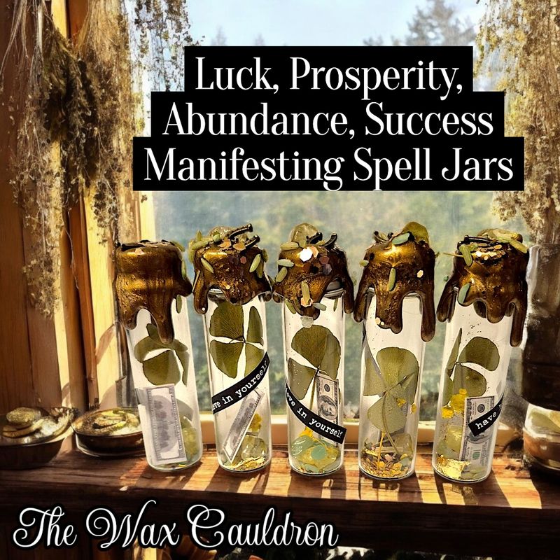 Luck &amp; Money Manifesting Spell Jar