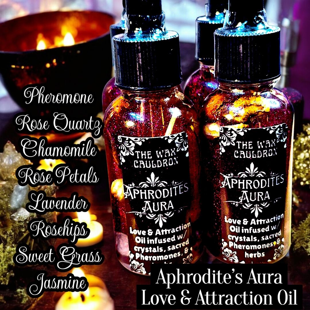 Aphrodite’s Aura Love and Attraction Oil- Luminous Lore Collection Aphrodite’s Aura Love and Attraction Oil- Luminous Lore Collection