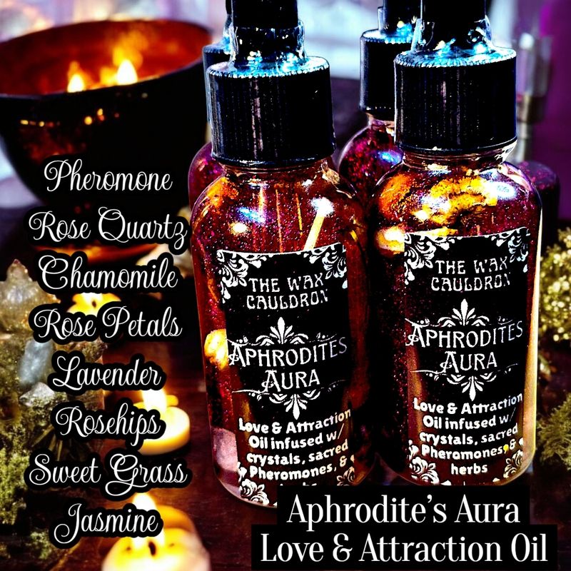 Aphrodite’s Aura Love and Attraction Oil- Luminous Lore Collection