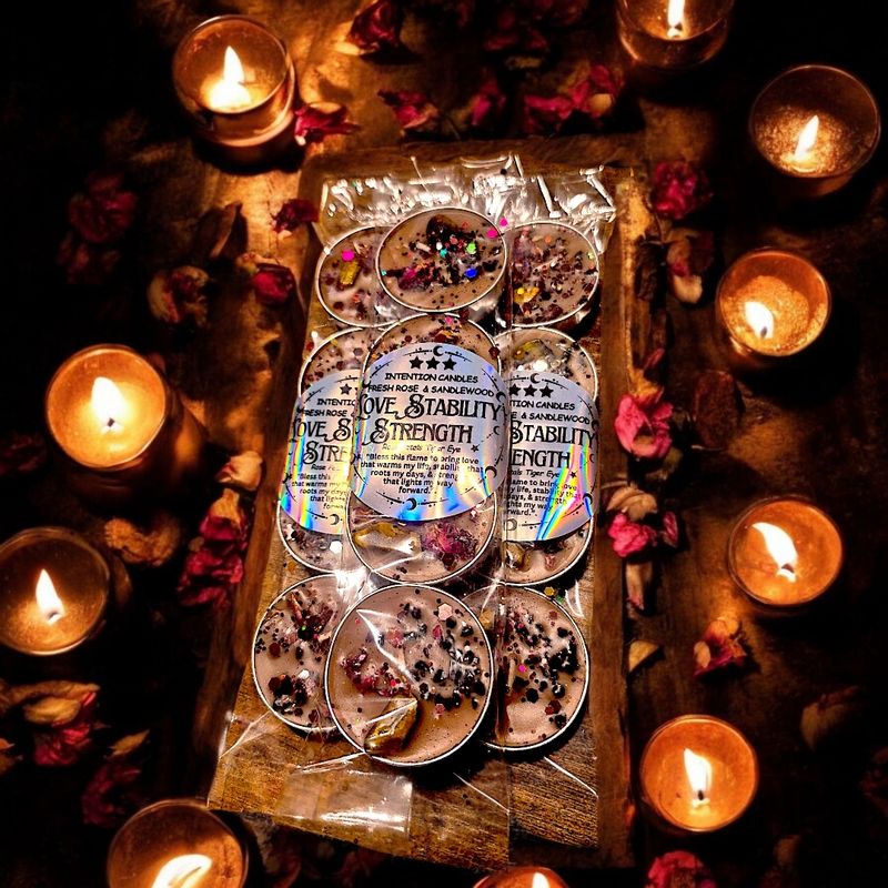Ritual Intention Candle Set- Love Stability Strength