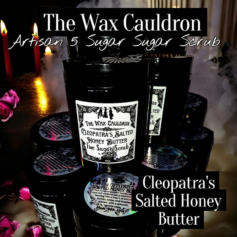 Artisan Five Sugar Foaming Sugar Scrub in Cleopatra&#39;s Salted Honey Butter