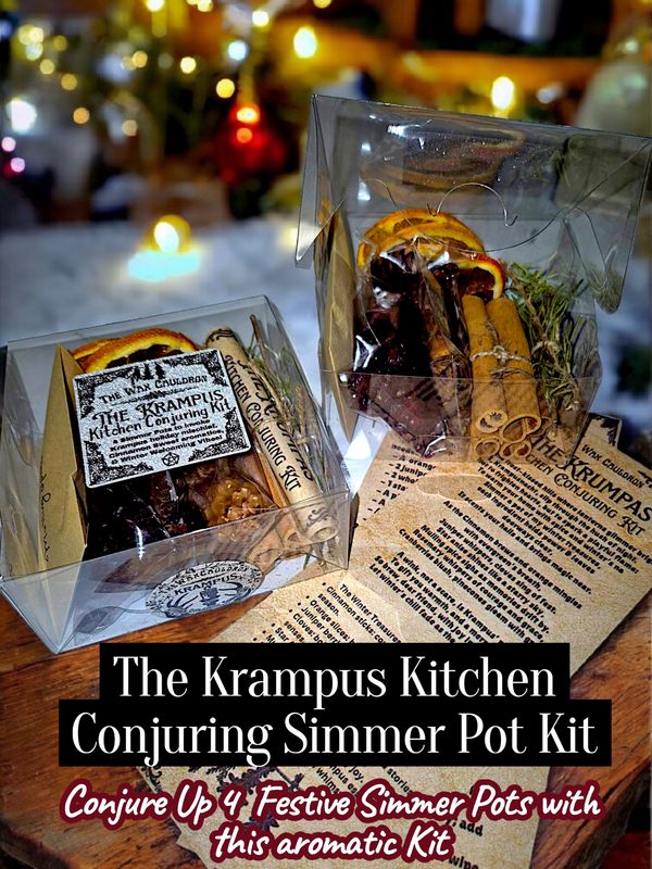 Krampus Kitchen Conjuring Kit- Makes 4 Simmer Pots Krampus Kitchen Conjuring Kit- Makes 4 Simmer Pots