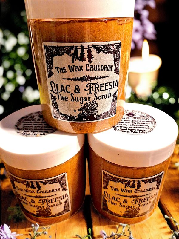 Lilac & Freesia Artisan Sugar Scrub 8.8oz Lilac & Freesia Artisan Sugar Scrub 8.8oz