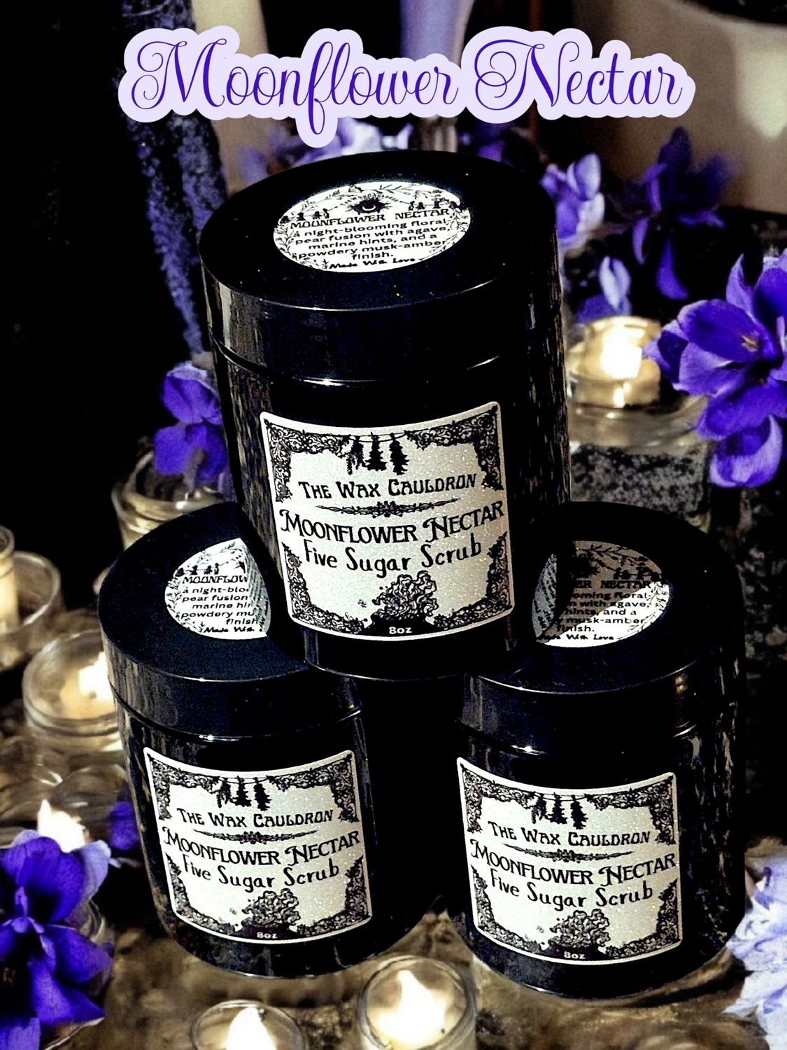 Moonflower Nectar- Artisan 5 Sugar Foaming Sugar Scrub Moonflower Nectar- Artisan 5 Sugar Foaming Sugar Scrub