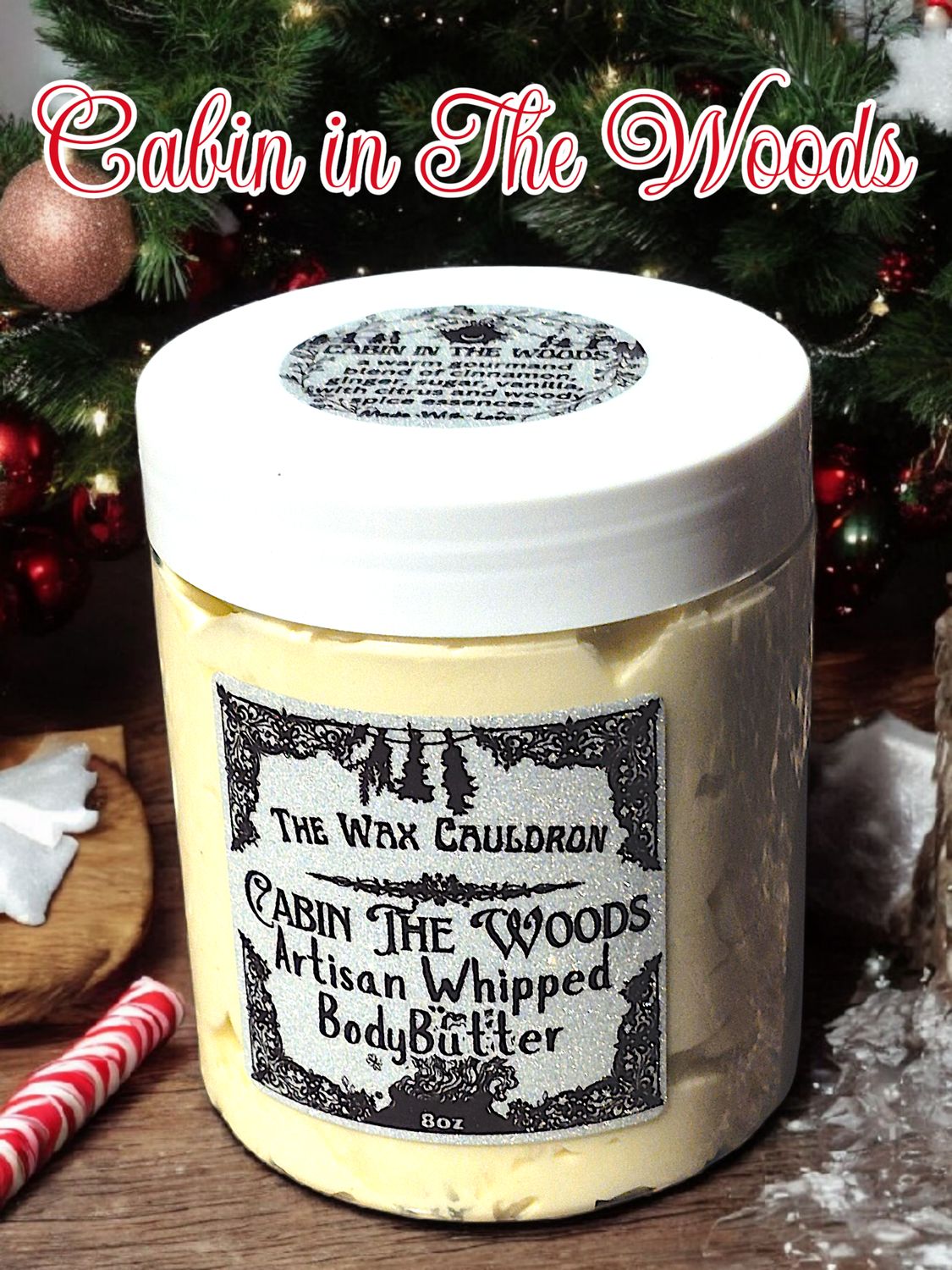 Whipped Body Butter in Cabin in The Woods scent / Artisan Gourmet Whipped Body Butter in Cabin in The Woods scent / Artisan Gourmet