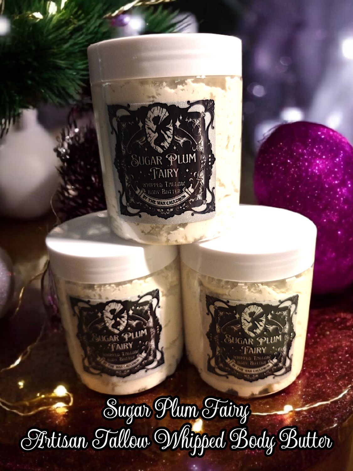 Whipped Body Butter Sugar Plum Fairy- Artisan Tallow &amp; Double Butters