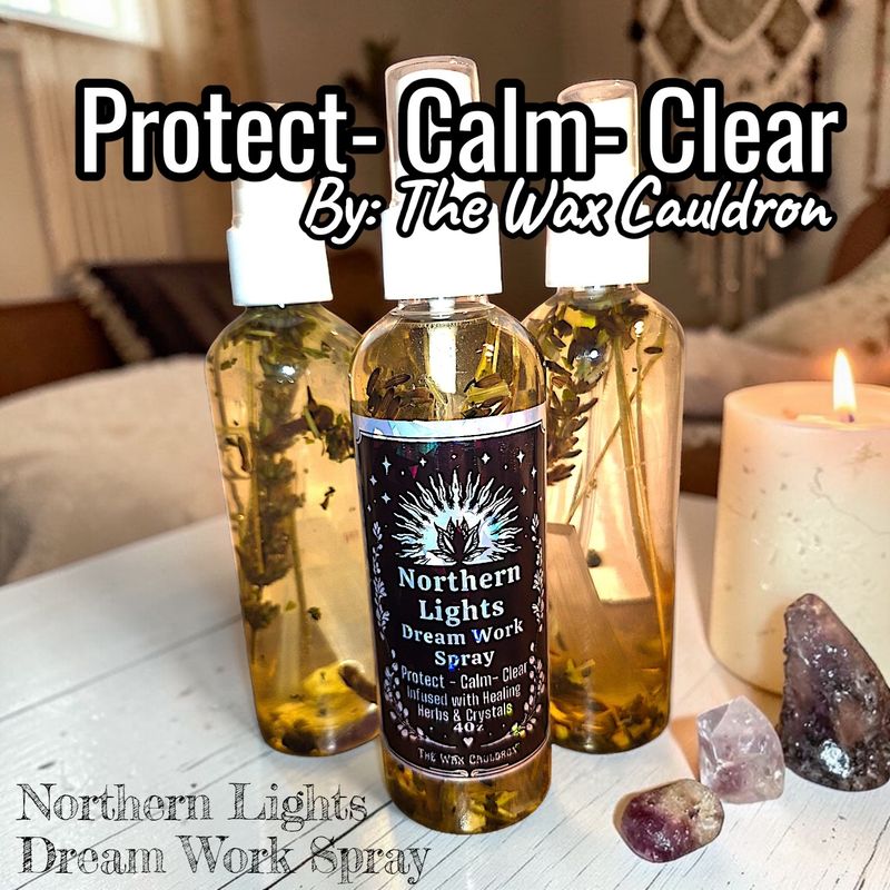 Nordic Night DreamWorks Spray | Calming, Dreamwork, Clarity, Grounding,Protection | Metaphysical Ritual Room Spray