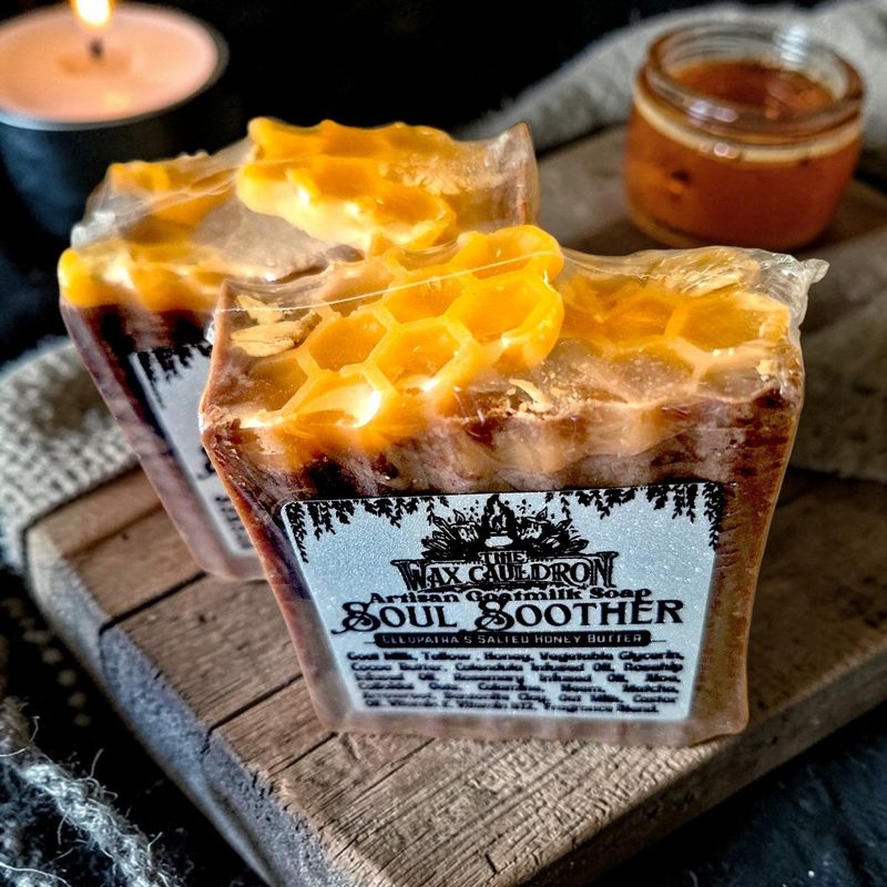 Skin &amp; Soul Soother Goatmilk Soap in Salted Honey Butter