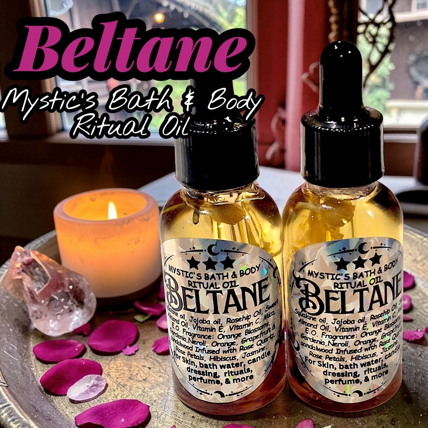 Mystic's Bath &amp; Body Ritual Oil- Beltane