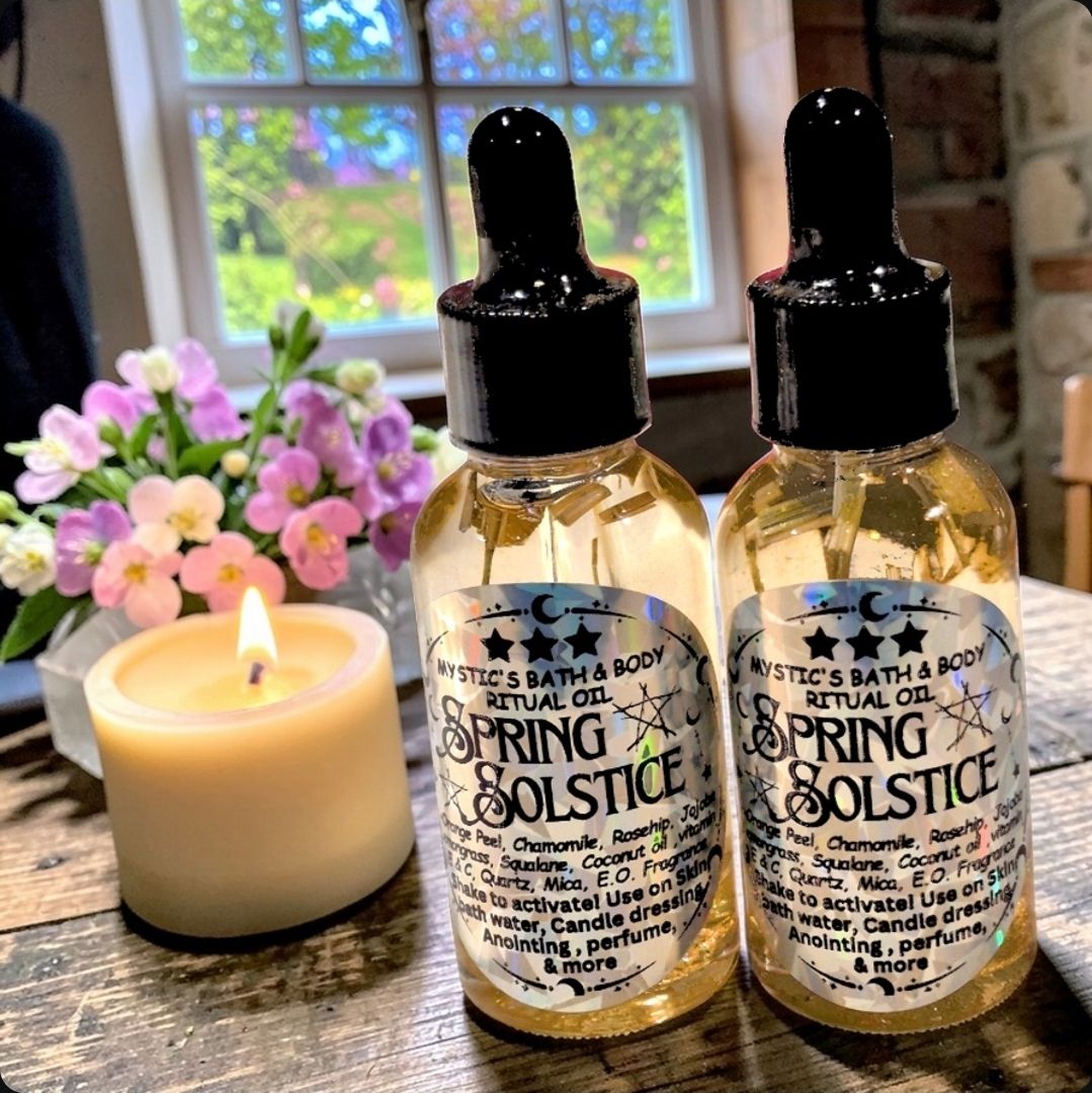 Mystic's Bath and Body Ritual Oil  in Spring Solstice