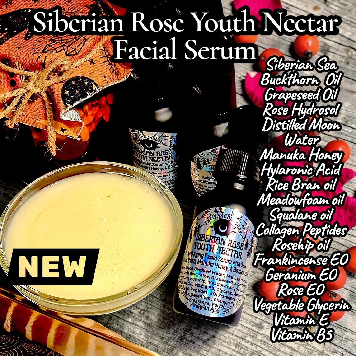 Siberian Rose Youth Nectar Facial Serum