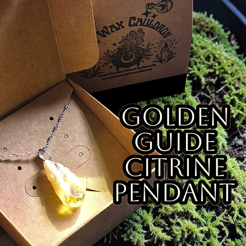 Golden Guide Power Pendant- Citrine necklace