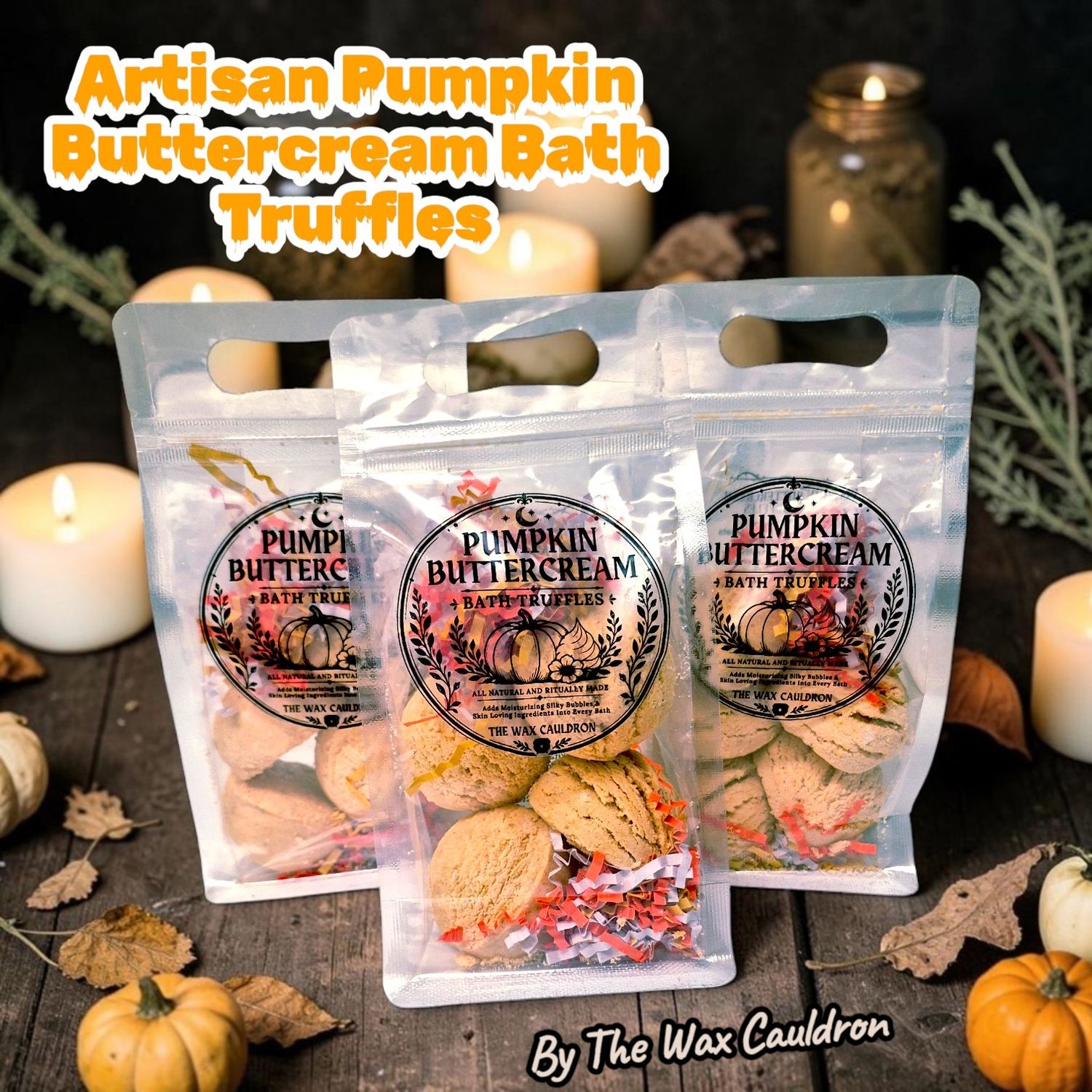 Pumpkin Buttercream Bath Truffles Pumpkin Buttercream Bath Truffles