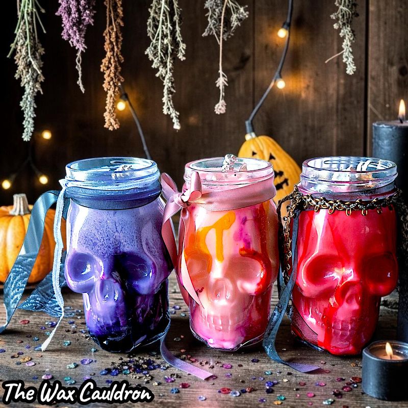 Skull Candles - Artisan Natural Wax 16oz Skull Candles - Artisan Natural Wax 16oz
