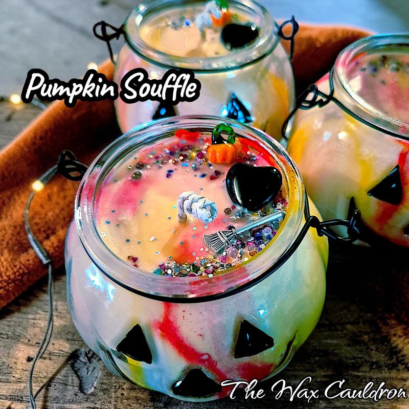 Jack O Lantern Pumpkin Candle, Shimmer Wax Pumpkin Lantern, Artisan Halloween Soy Coconut Candle, Obsidian Crystal Witchy Gift, The Wax Cauldron Jack O Lantern Pumpkin Candle, Shimmer Wax Pumpkin Lantern, Artisan Halloween Soy Coconut Candle, Obsidian Crystal Witchy Gift, The Wax Cauldron