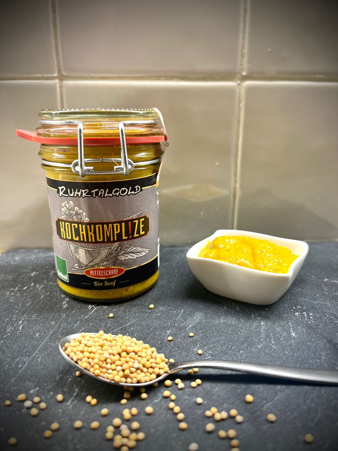 Kochkompl!ze Bio Senf mittelscharf 200g