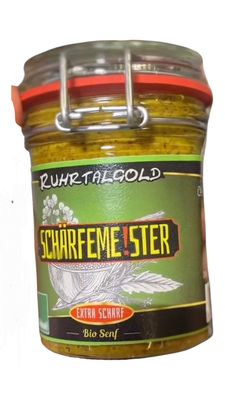 Schärfemeister Extra Scharfer  Bio Senf scharf 200g