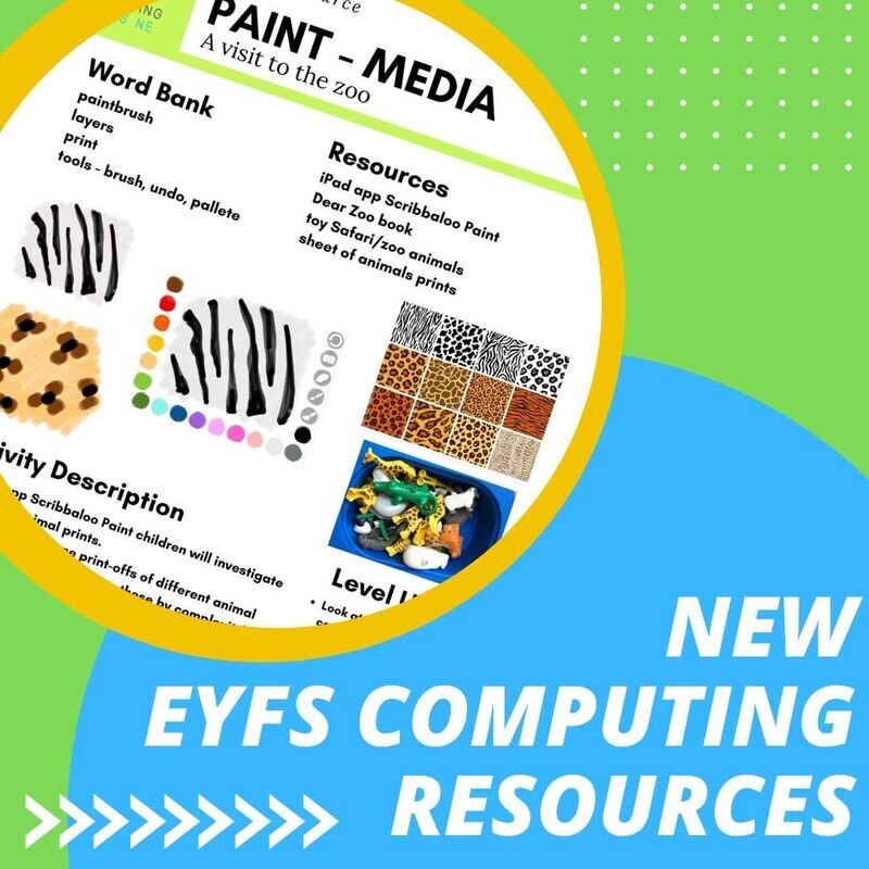 EYFS Computing Cards - Series 1