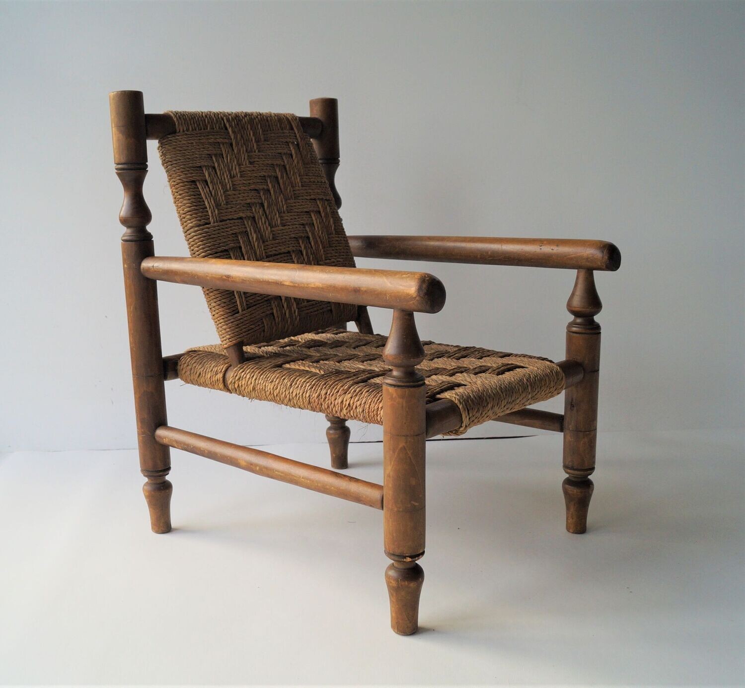 French Armchair by Audoux & Minet, 1950s