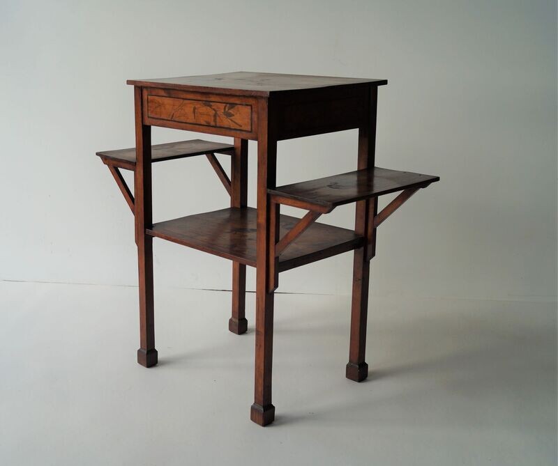 French Art Nouveau Occasional Tea Table, 1920s