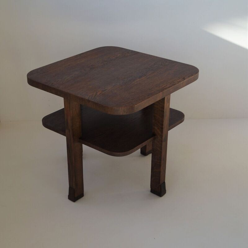 Dutch Art Deco Modernist Side Table, 1930s
