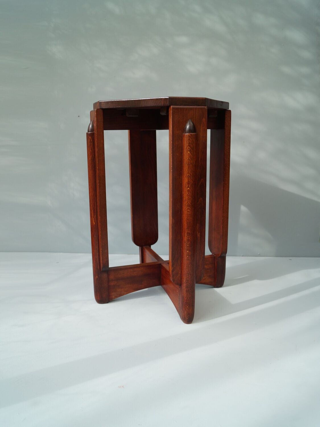 Dutch Art Deco Amsterdam School Side Table, 1920s