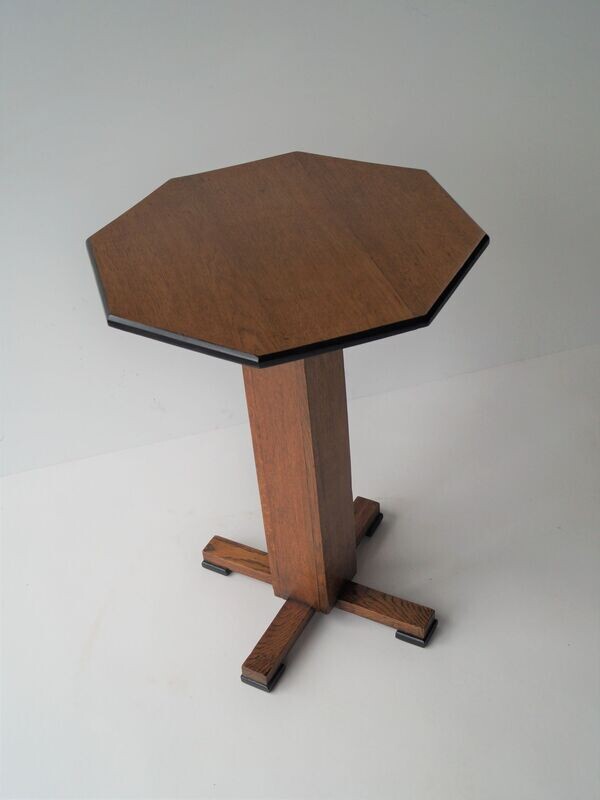 Dutch Art Deco octagonal Plant Table or Side Table, 1920s