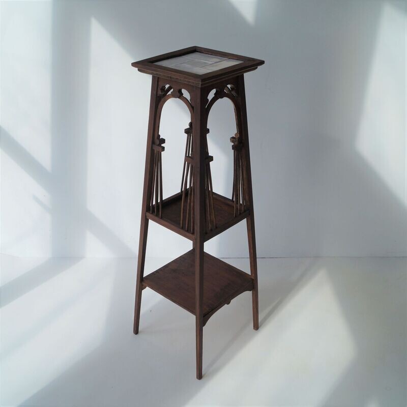 French Art Nouveau Pedestal or plant stand, 1910s