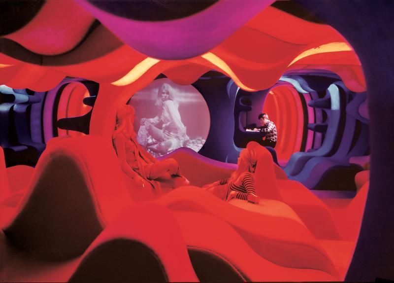 ''Amoebe'' lounge chair by Verner Panton for Vitra, 1990s