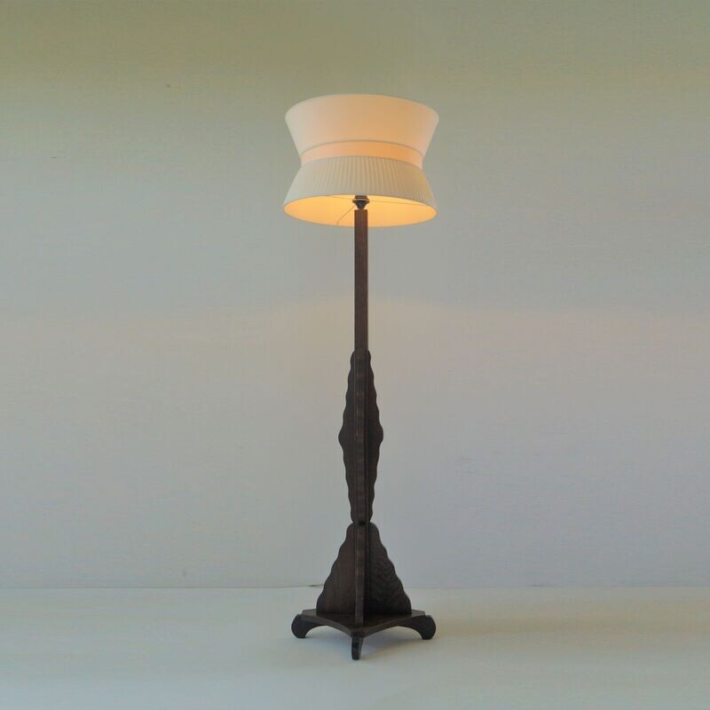 Amsterdam School Art Deco Floor Lamp, 1920s