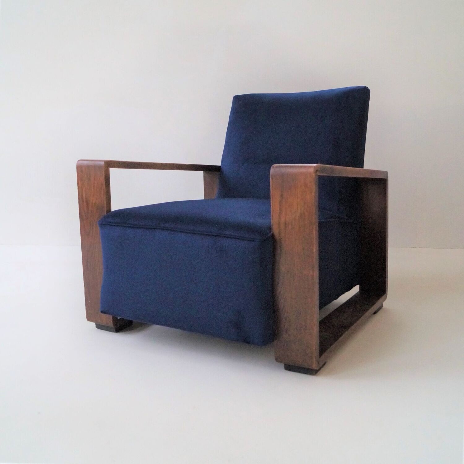 Dutch Art Deco modernist easy chair, 1930s