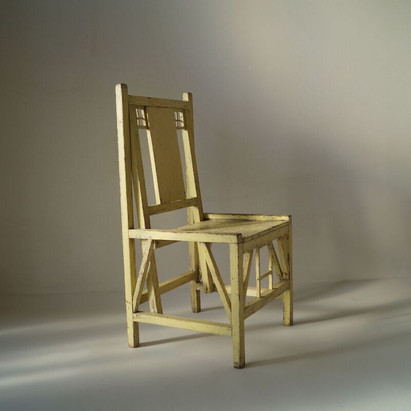 Original sidechair/art object in Wiener Werkstätte style, 1900s